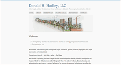 Desktop Screenshot of hadleylaw.com