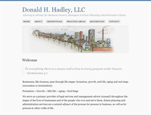 Tablet Screenshot of hadleylaw.com